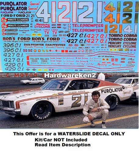 Nascar decal purolator - nascar, #21