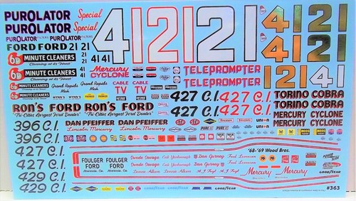 Nascar decal 121 wood - decal, #41